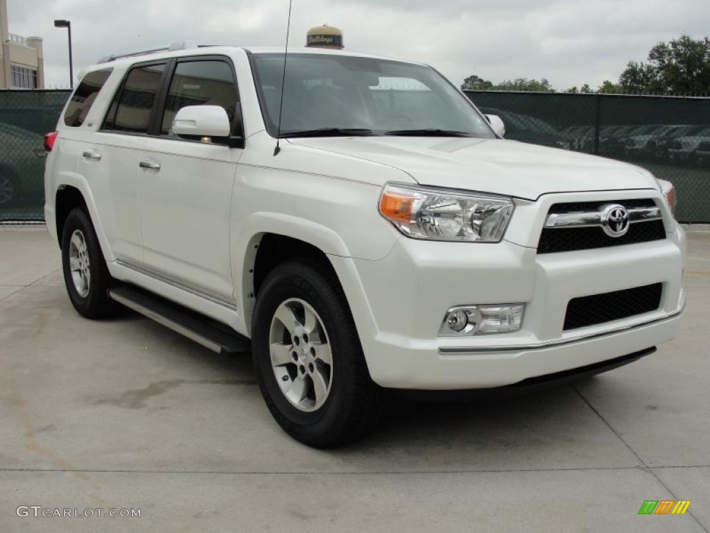 2011 4Runner SR5 - Blizzard White Pearl / Sand Beige photo #1