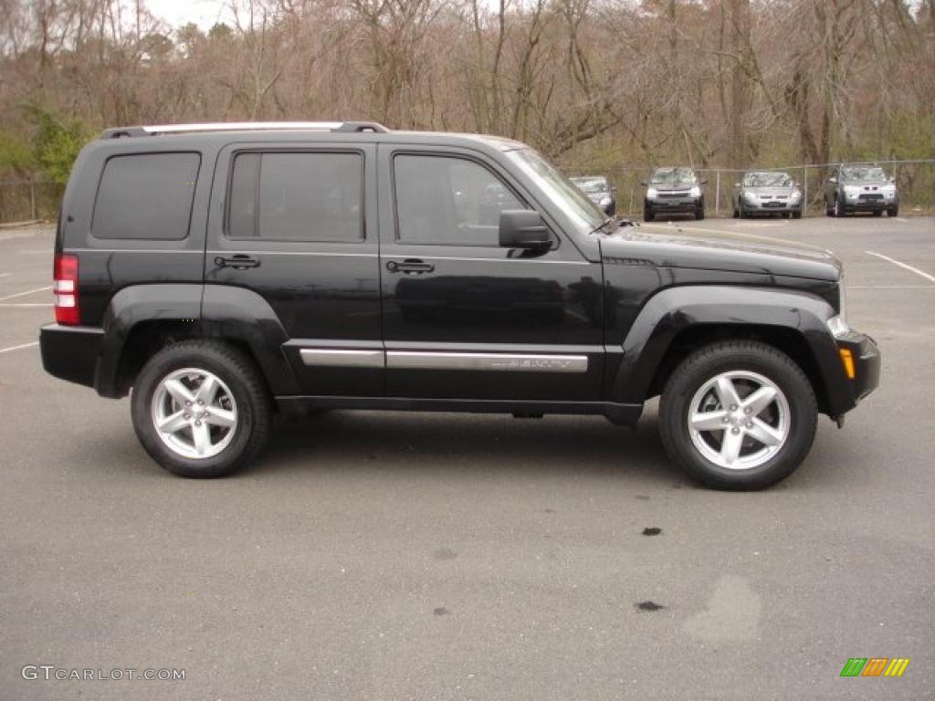 Brilliant Black Crystal Pearl 2009 Jeep Liberty Limited Exterior Photo #48475911