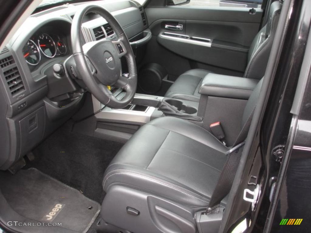 Dark Slate Gray Interior 2009 Jeep Liberty Limited Photo #48475956