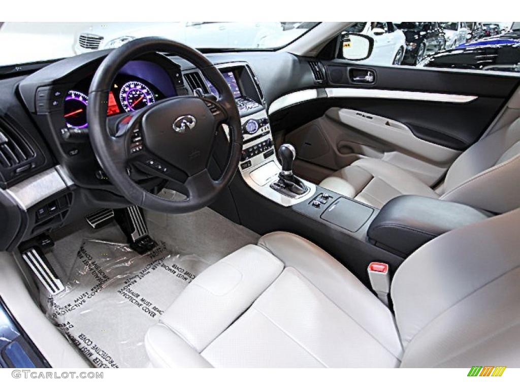 2009 Infiniti G 37 x S Sedan Stone Dashboard Photo #48475983