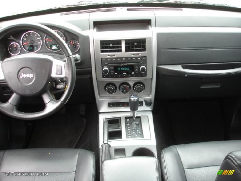 2009 Jeep Liberty Limited Dark Slate Gray Dashboard Photo #48475986