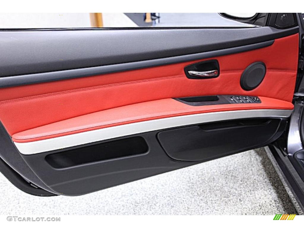 2008 3 Series 335i Convertible - Sparkling Graphite Metallic / Coral Red/Black photo #7