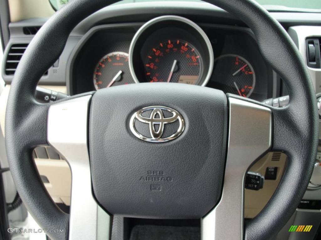 2011 4Runner SR5 - Blizzard White Pearl / Sand Beige photo #37