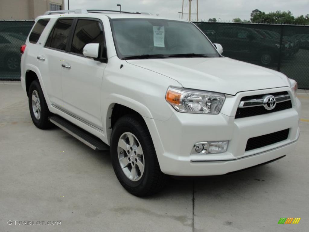 2011 4Runner SR5 - Blizzard White Pearl / Sand Beige Leather photo #1