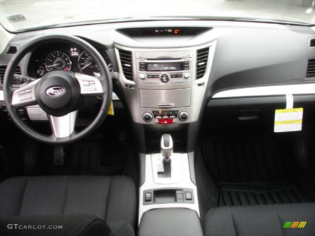 2011 Subaru Outback 2.5i Premium Wagon Off Black Dashboard Photo #48476409