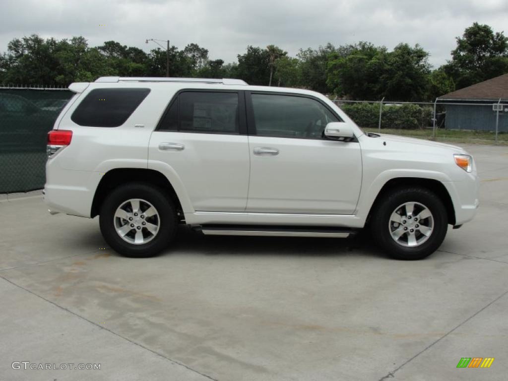 2011 4Runner SR5 - Blizzard White Pearl / Sand Beige Leather photo #2