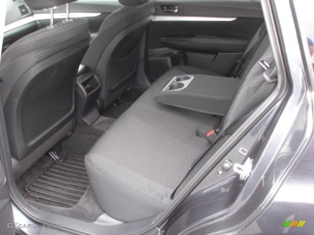 Off Black Interior 2011 Subaru Outback 2.5i Premium Wagon Photo #48476604