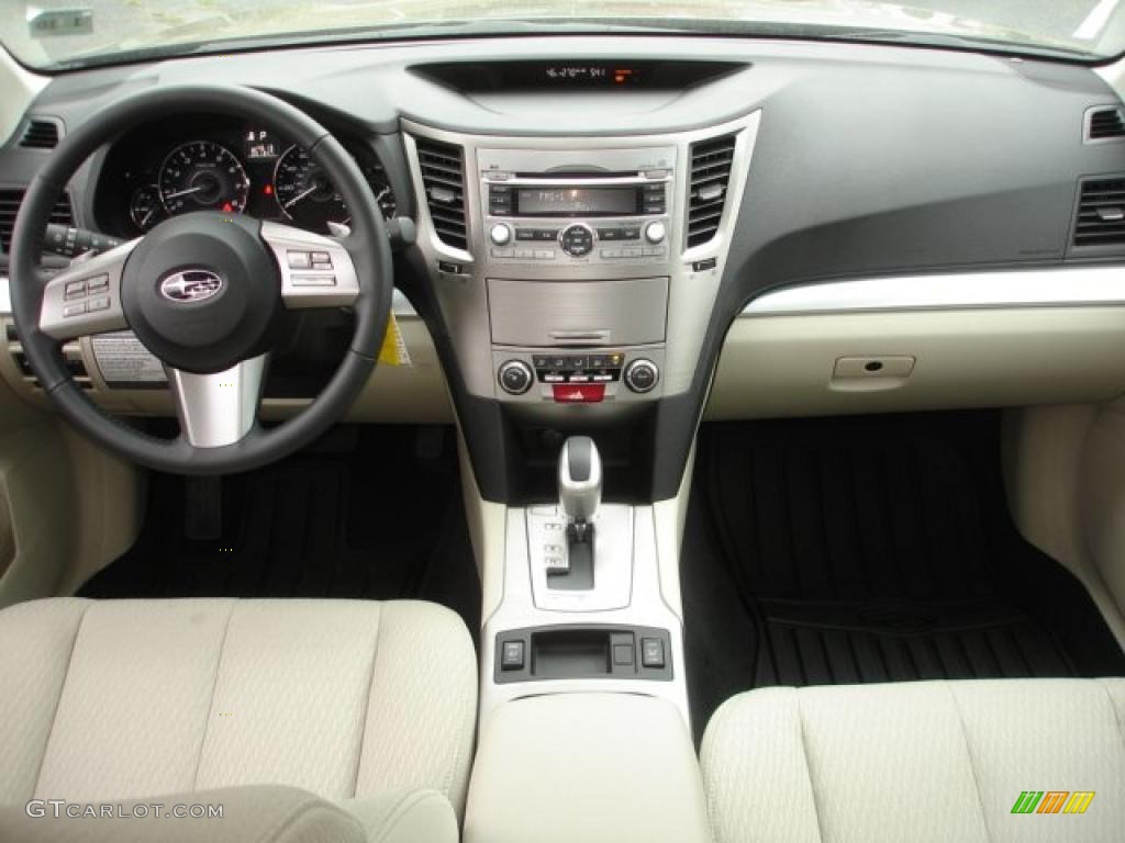2011 Subaru Outback 2.5i Premium Wagon Warm Ivory Dashboard Photo #48476838