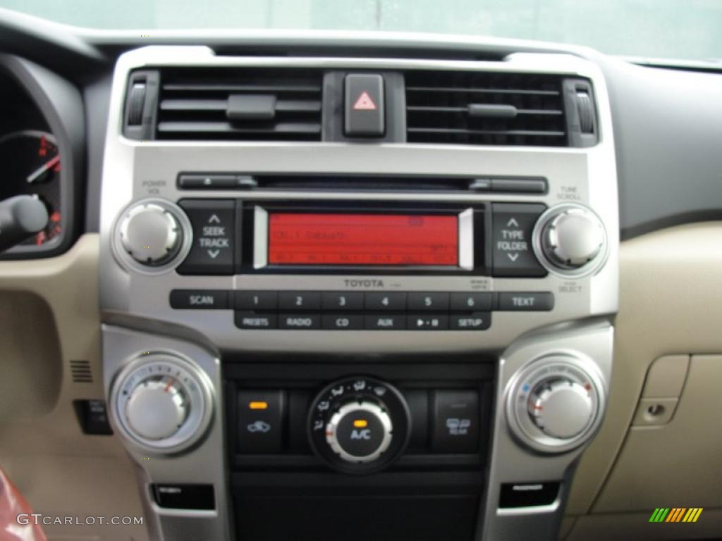 2011 4Runner SR5 - Blizzard White Pearl / Sand Beige Leather photo #32