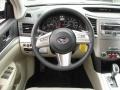 Warm Ivory Steering Wheel Photo for 2011 Subaru Outback #48476853