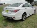 2011 Porcelain White Pearl Hyundai Sonata Hybrid  photo #3