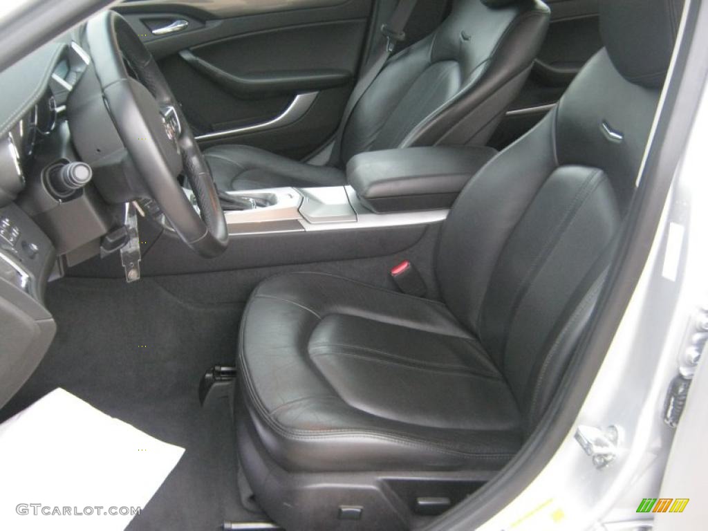 Ebony Interior 2010 Cadillac CTS 4 3.6 AWD Sedan Photo #48477039