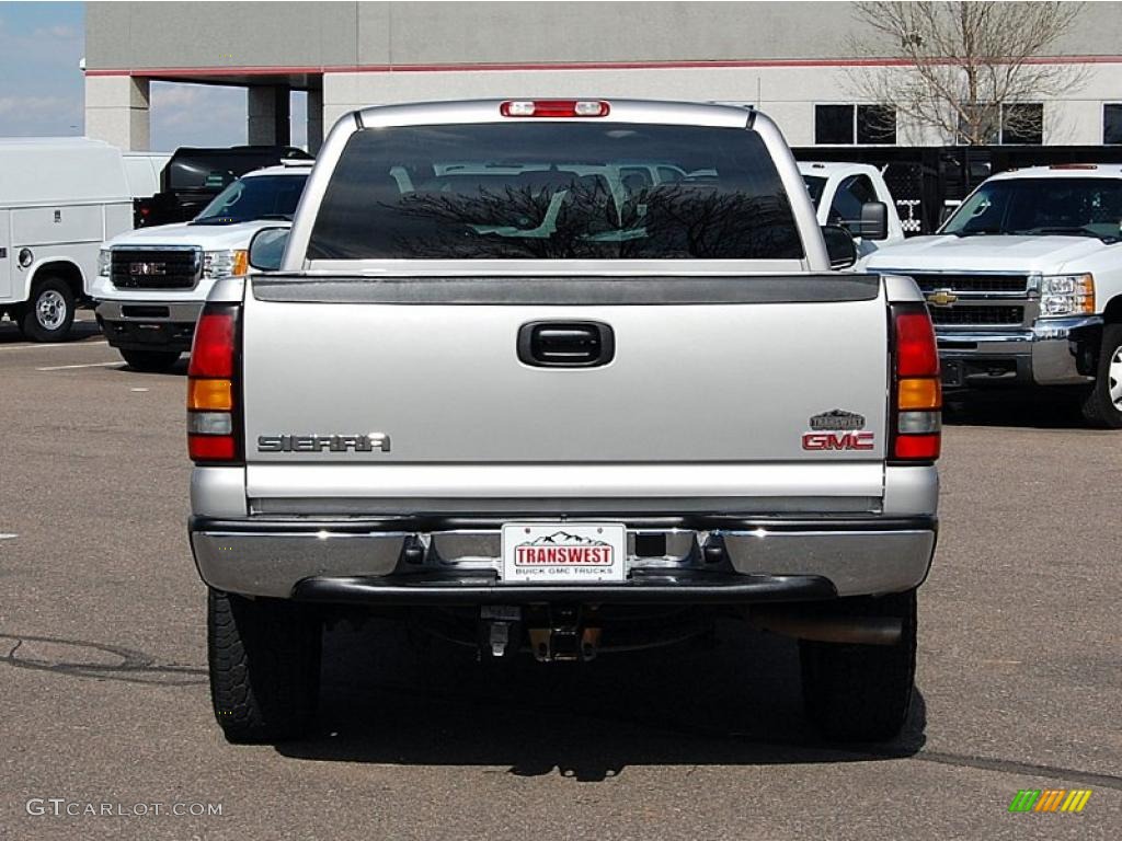 2006 Sierra 1500 SLE Extended Cab 4x4 - Silver Birch Metallic / Dark Pewter photo #4