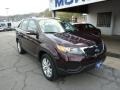 2011 Dark Cherry Kia Sorento LX V6 AWD  photo #3