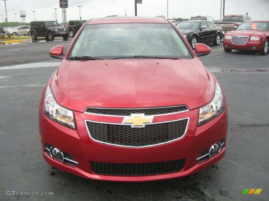 Crystal Red Metallic Tintcoat 2011 Chevrolet Cruze LTZ/RS Exterior Photo #48478635