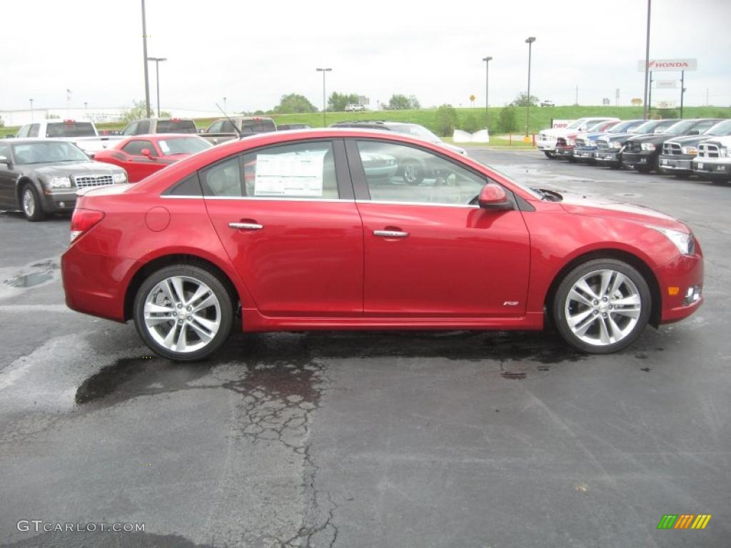 Crystal Red Metallic Tintcoat 2011 Chevrolet Cruze LTZ/RS Exterior Photo #48478665