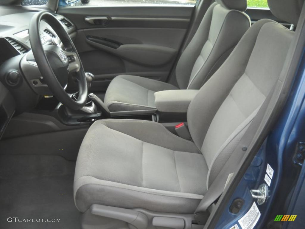 Gray Interior 2008 Honda Civic EX Sedan Photo #48479079