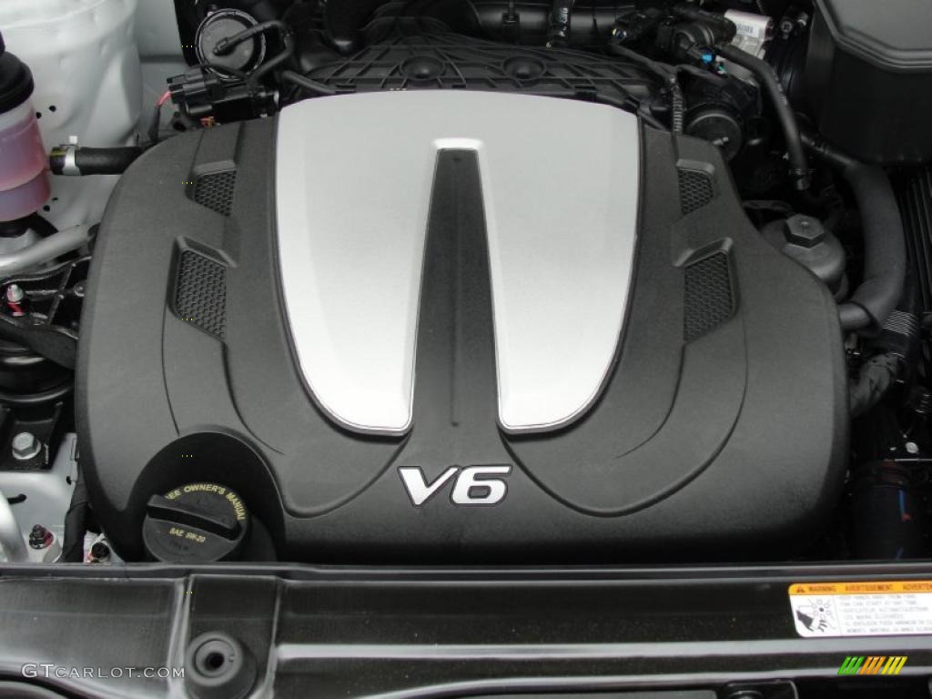 2011 Hyundai Santa Fe SE 3.5 Liter DOHC 24-Valve VVT V6 Engine Photo #48479094