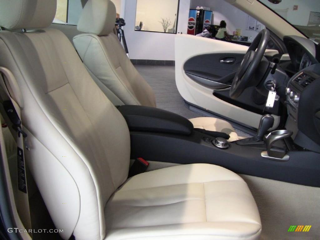 Cream Beige Interior 2006 BMW 6 Series 650i Coupe Photo #48479391