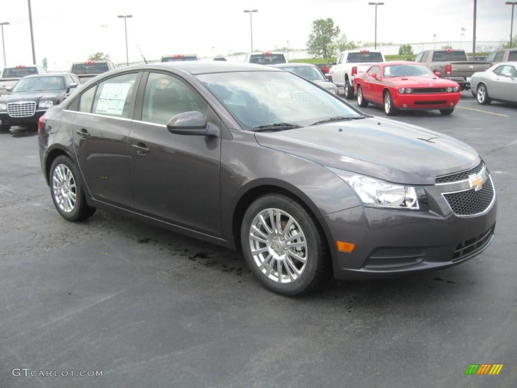 Taupe Gray Metallic 2011 Chevrolet Cruze ECO Exterior Photo #48479466