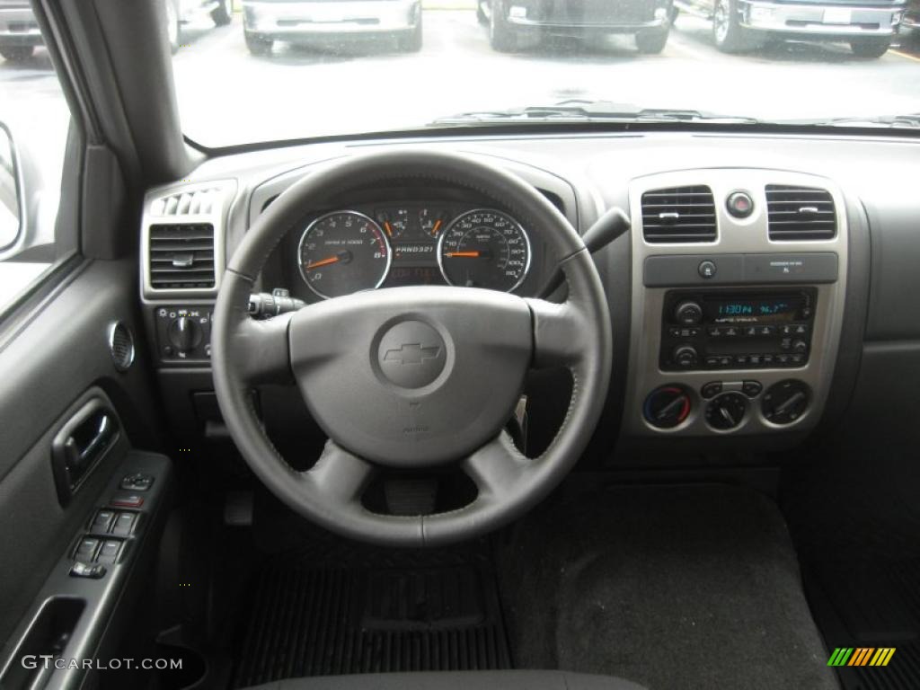 2011 Chevrolet Colorado LT Crew Cab Ebony Dashboard Photo #48480078