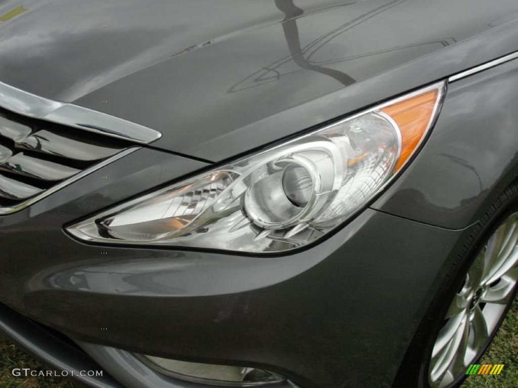 Harbor Gray Metallic 2011 Hyundai Sonata Limited 2.0T Exterior Photo #48480081