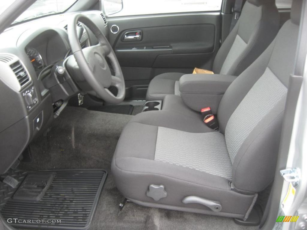 Ebony Interior 2011 Chevrolet Colorado LT Crew Cab Photo #48480114