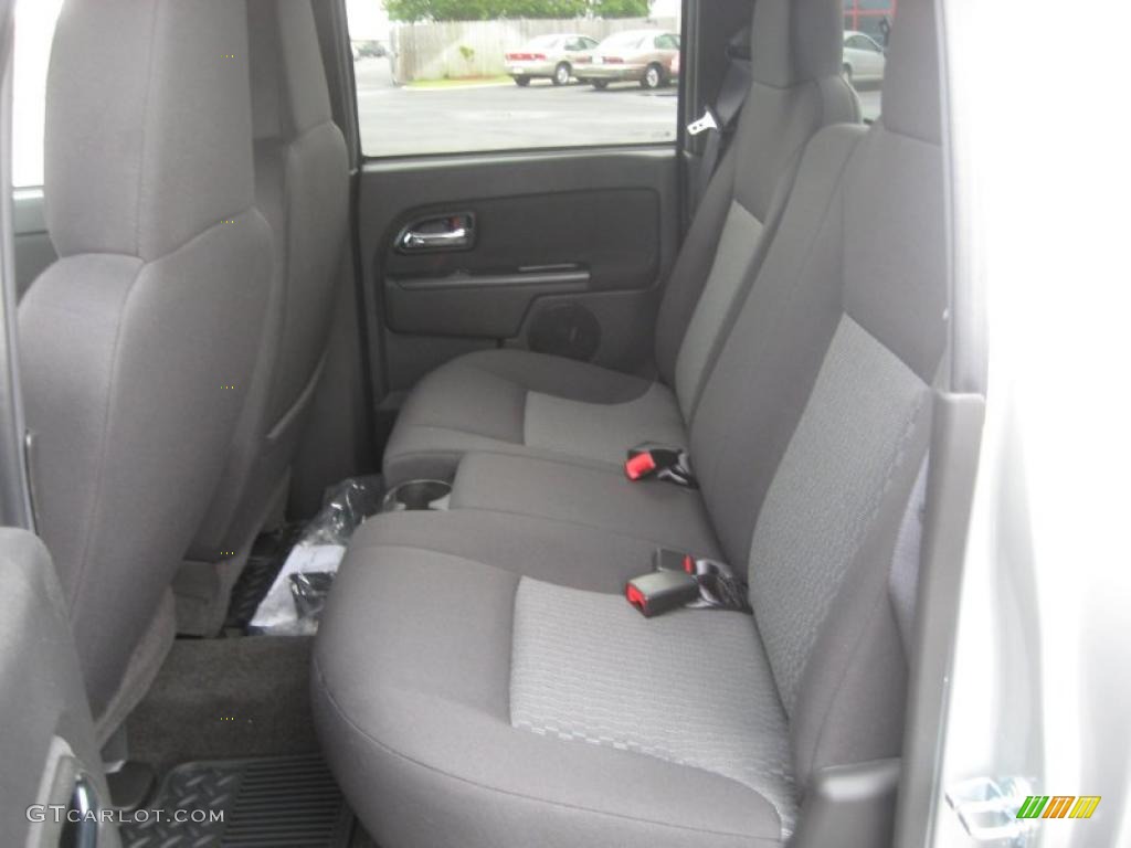 Ebony Interior 2011 Chevrolet Colorado LT Crew Cab Photo #48480159