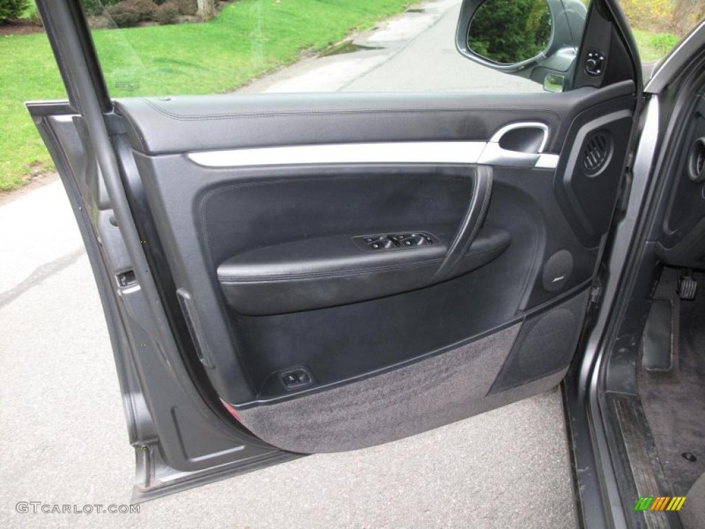 2008 Porsche Cayenne Turbo Black Door Panel Photo #48480237