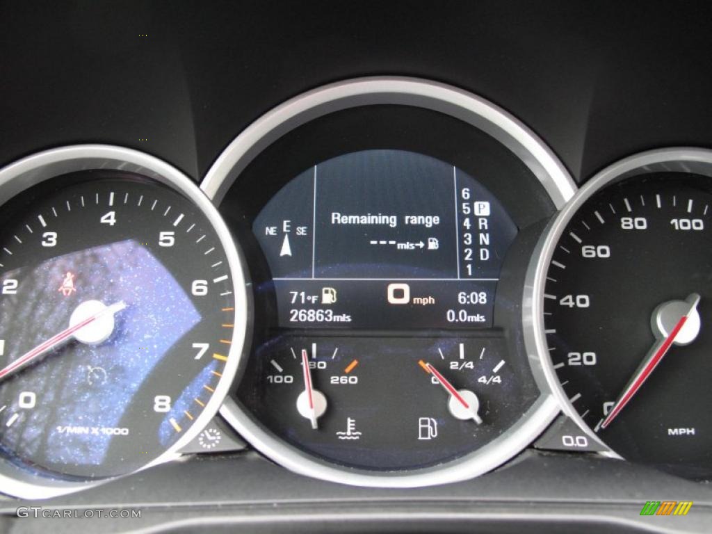2008 Porsche Cayenne Turbo Gauges Photo #48480387