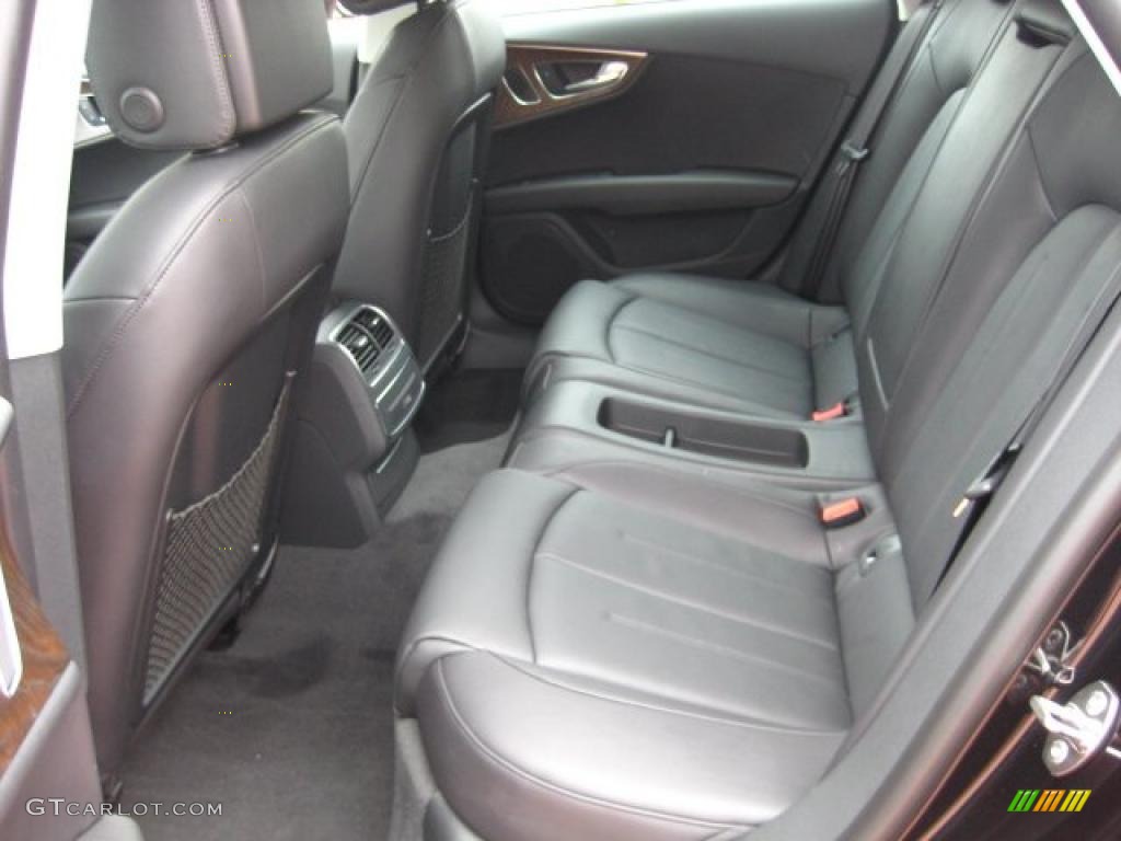 Black Interior 2012 Audi A7 3.0T quattro Premium Photo #48480861