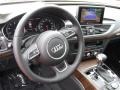Black Steering Wheel Photo for 2012 Audi A7 #48480891