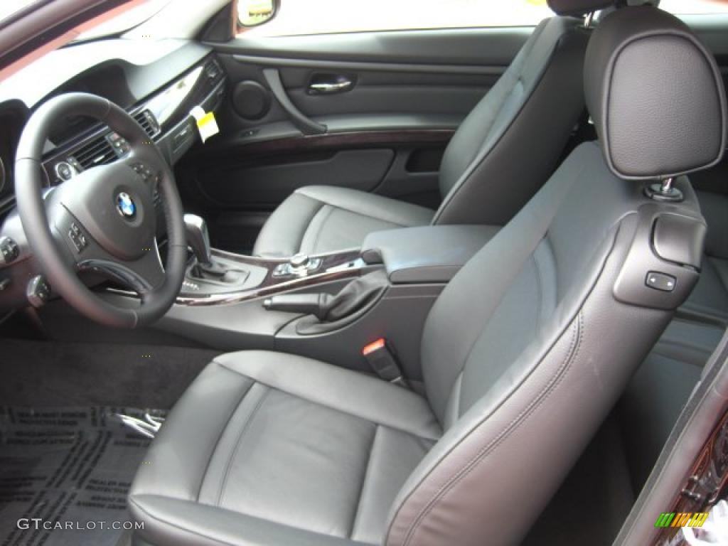 Black Interior 2011 BMW 3 Series 328i Coupe Photo #48480966