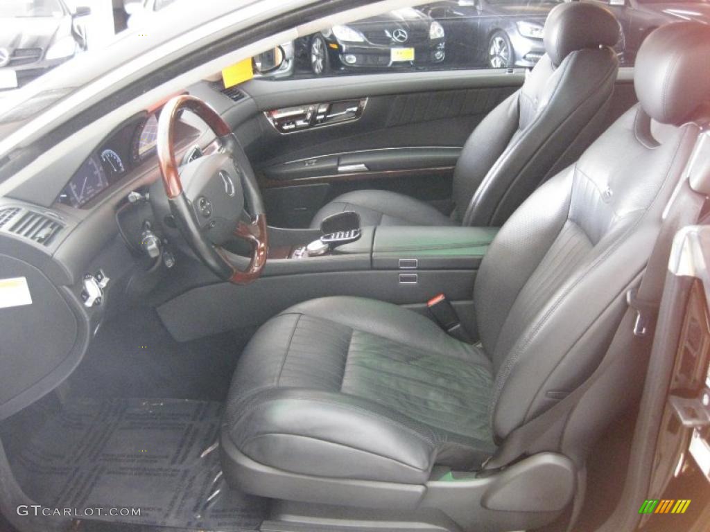 Black Interior 2007 Mercedes-Benz CL 600 Photo #48481479