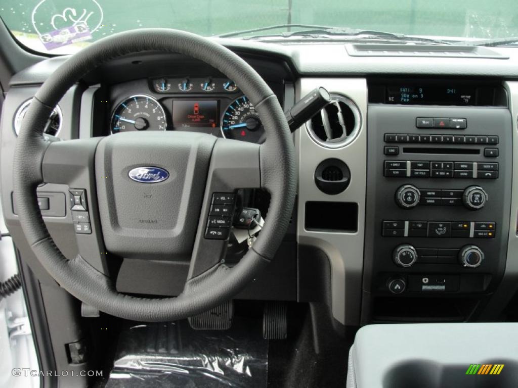 2011 F150 Texas Edition SuperCrew - Oxford White / Steel Gray photo #28