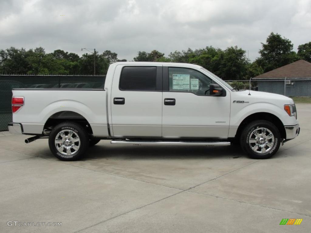 2011 F150 Texas Edition SuperCrew - Oxford White / Steel Gray photo #2