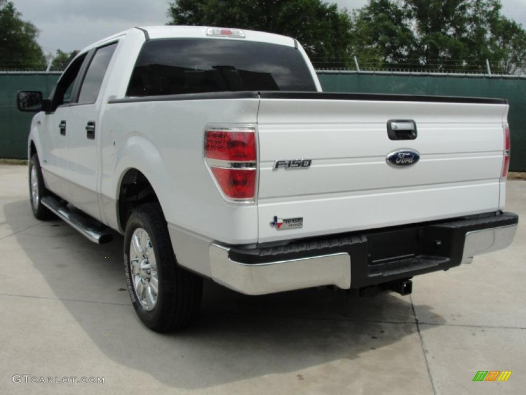 2011 F150 Texas Edition SuperCrew - Oxford White / Steel Gray photo #5