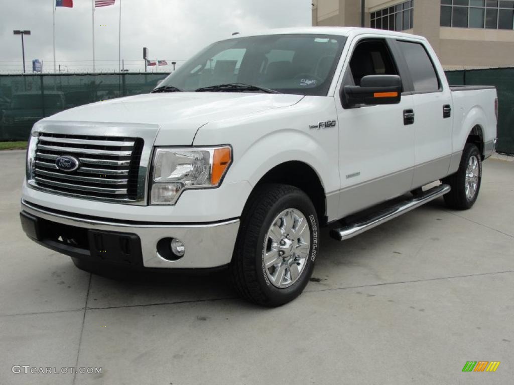 2011 F150 Texas Edition SuperCrew - Oxford White / Steel Gray photo #7