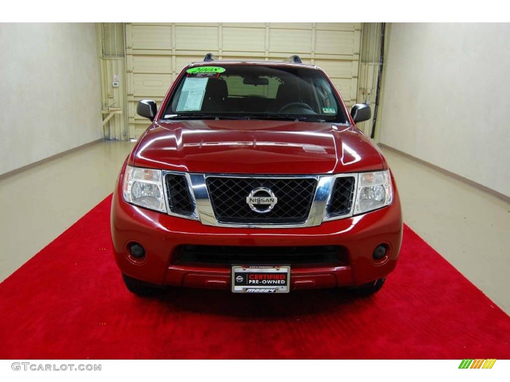 2008 Pathfinder SE - Red Brawn / Graphite photo #2