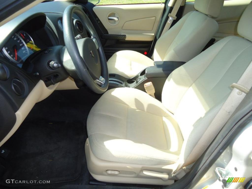 Cashmere Interior 2008 Pontiac Grand Prix Sedan Photo #48481914