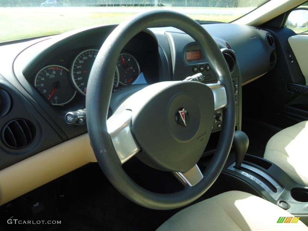 2008 Pontiac Grand Prix Sedan Cashmere Steering Wheel Photo #48481929