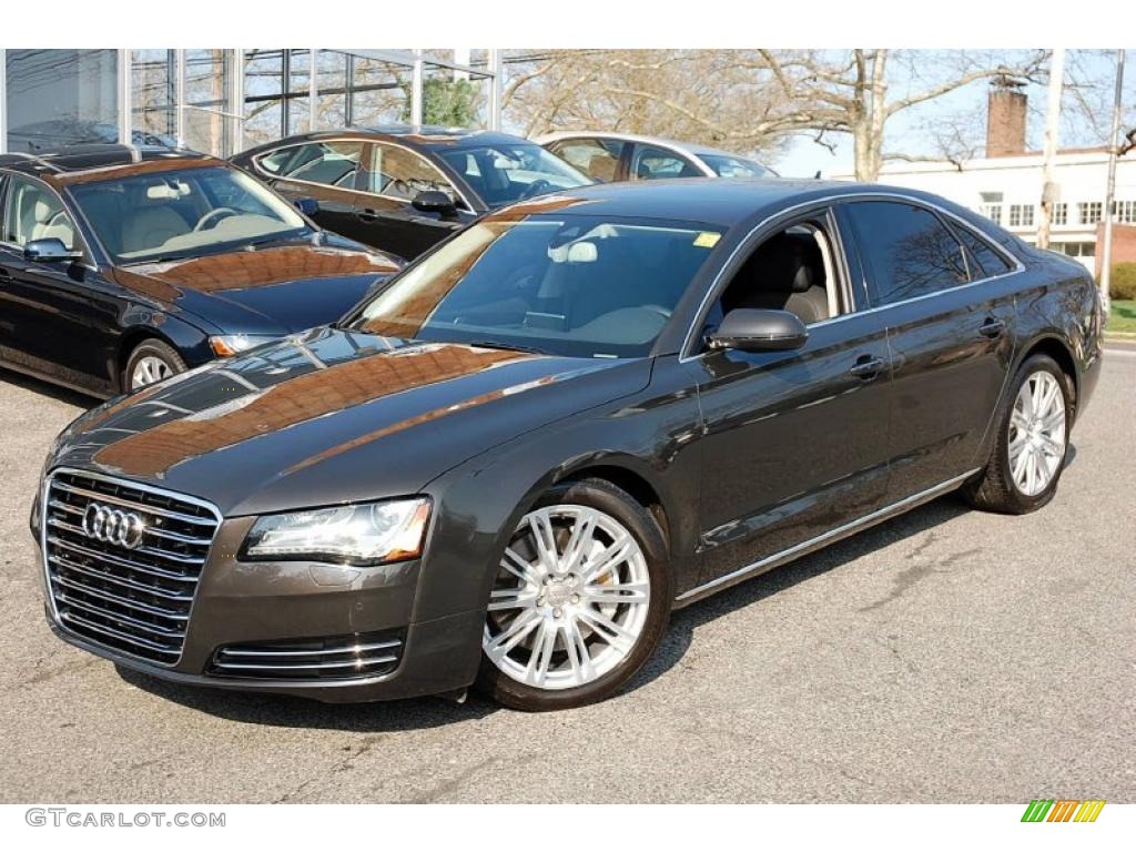 Havanna Black Metallic 2011 Audi A8 4.2 FSI quattro Exterior Photo #48483105