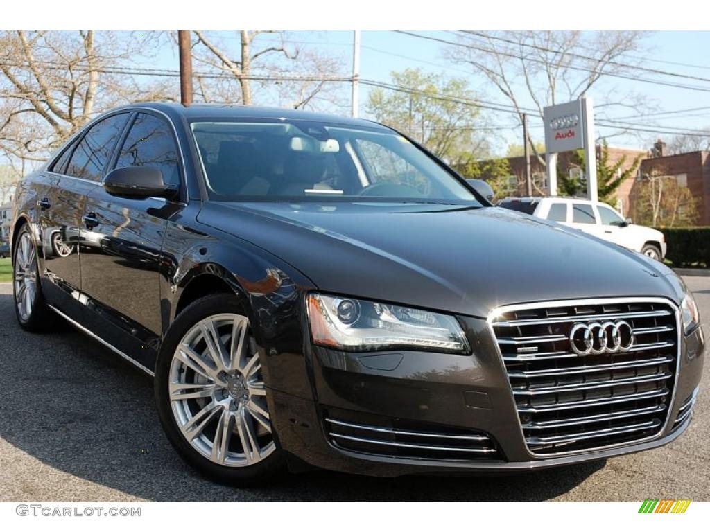 Havanna Black Metallic 2011 Audi A8 4.2 FSI quattro Exterior Photo #48483120