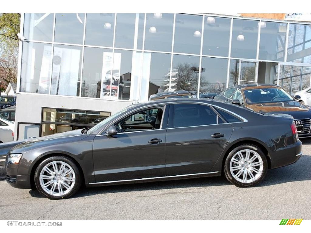 Havanna Black Metallic 2011 Audi A8 4.2 FSI quattro Exterior Photo #48483162