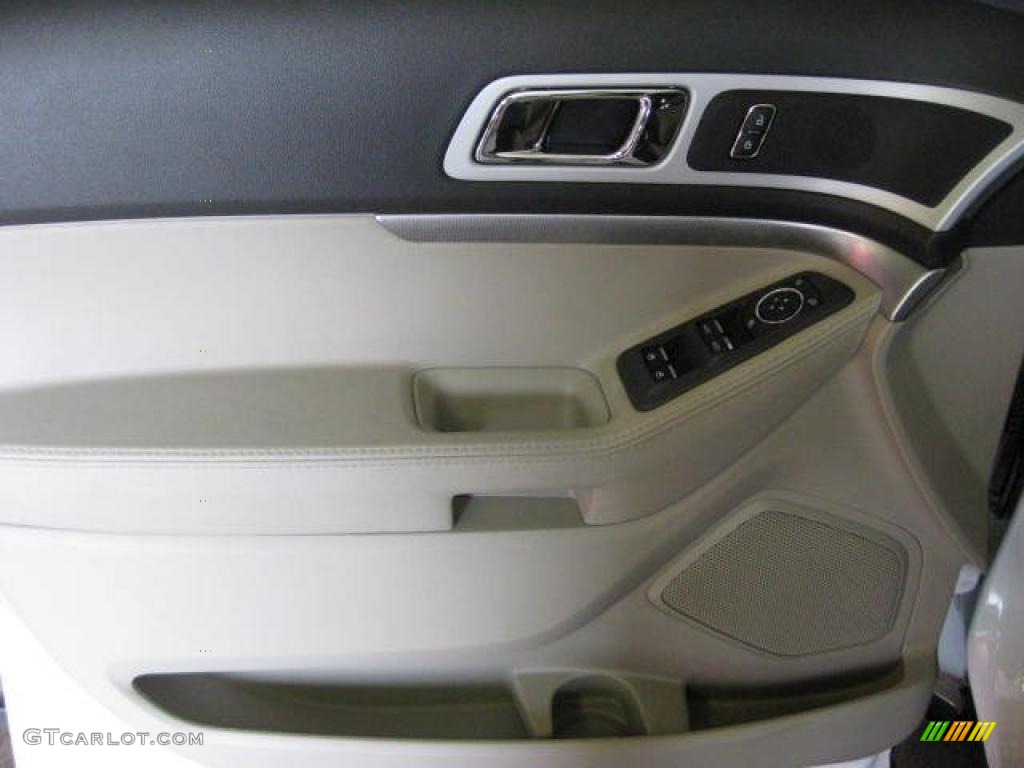 2011 Ford Explorer XLT 4WD Medium Light Stone Door Panel Photo #48483420