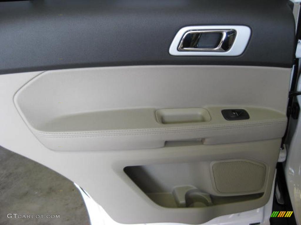2011 Ford Explorer XLT 4WD Medium Light Stone Door Panel Photo #48483459