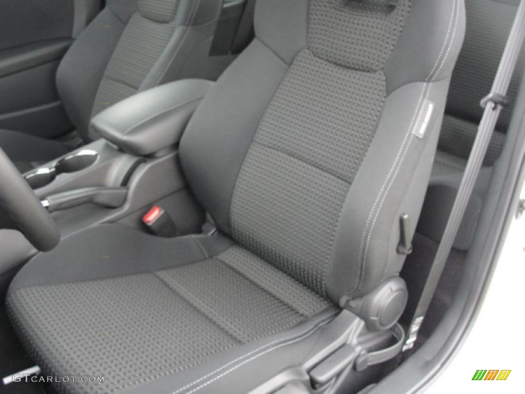 Black Cloth Interior 2011 Hyundai Genesis Coupe 2.0T Photo #48483771