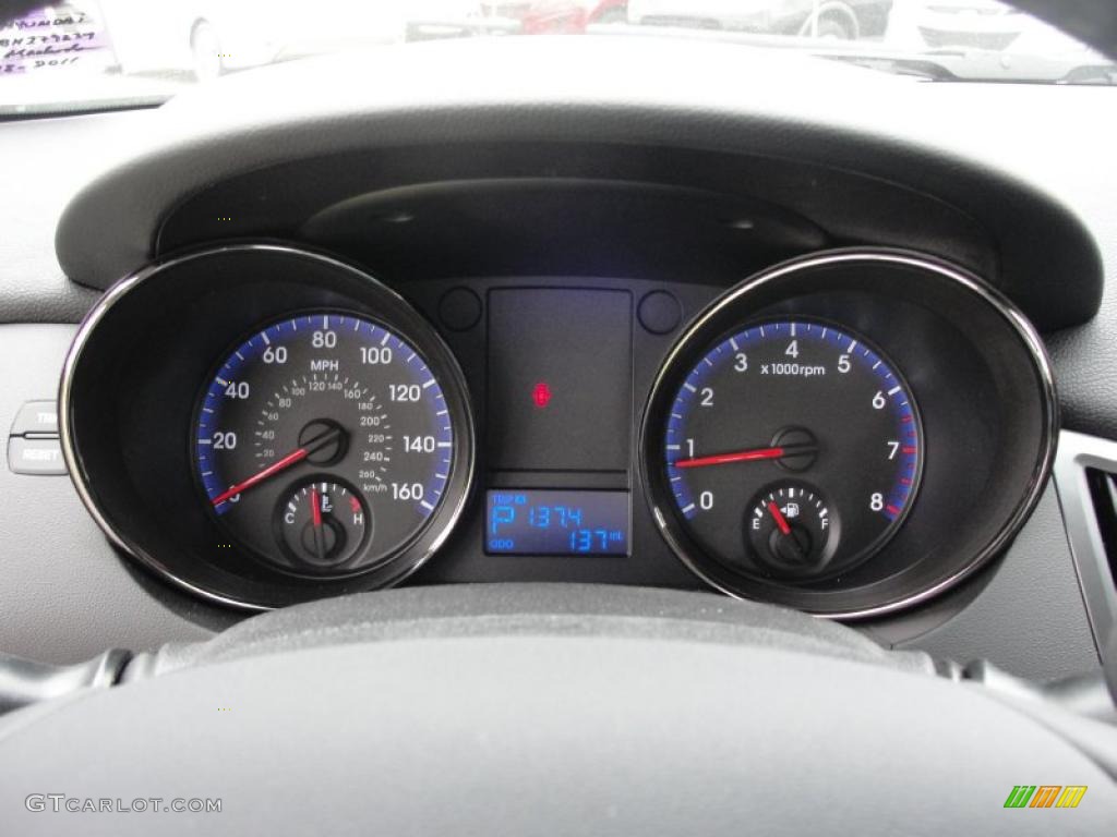2011 Hyundai Genesis Coupe 2.0T Gauges Photo #48483909