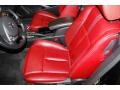 Red Leather 2010 Nissan Altima 2.5 S Coupe Interior Color