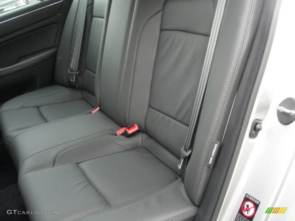 Jet Black Interior 2011 Hyundai Genesis 3.8 Sedan Photo #48484260